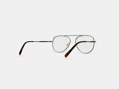 Belmar Eyeglasses in Polished Silver 3D model