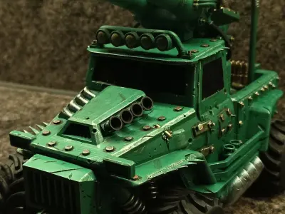 Road Rage RR-009 Mad Max style 3D printable models 3D print model