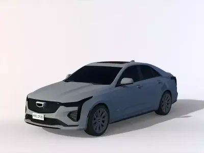 Cadillac CT4-V  3D model