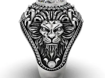 Royal Pride Ring 3D print model