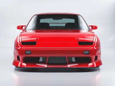Nissan 180sx S13 Type  X 3D model
