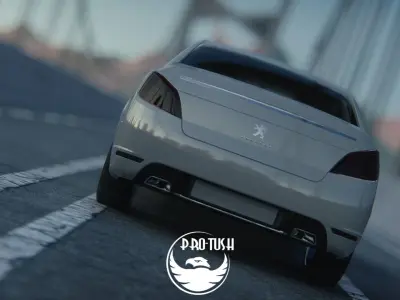 PEUGEOT 508 3D model 3D model