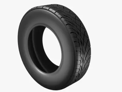 car tire for simple 3D model