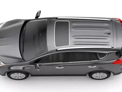 Toyota RAV4 Mk4  XA40 Hybrid HQ Interior 2016 3D model