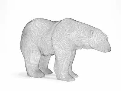 Garden bear 3D model