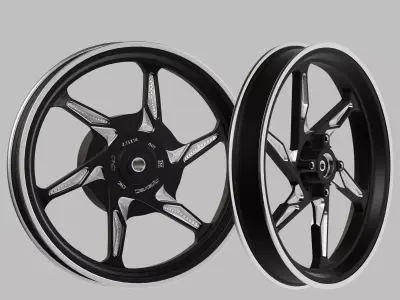 Delkevic G Speed Rims Low-poly 3D model