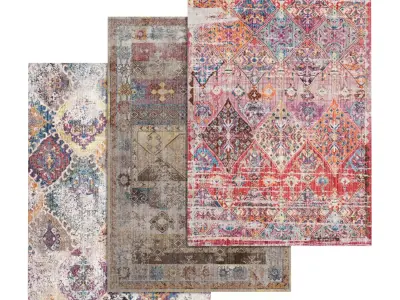 Rug Set 2036 3D model