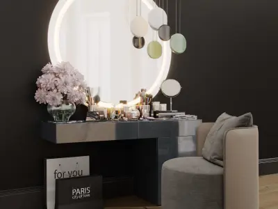 Dressing Table 01 3D model