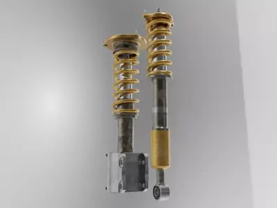 Suspension two shock absorbers 3D model