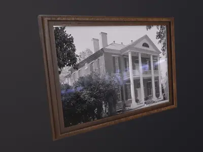 Old Picture Frames 3D Model Low-poly 3D model