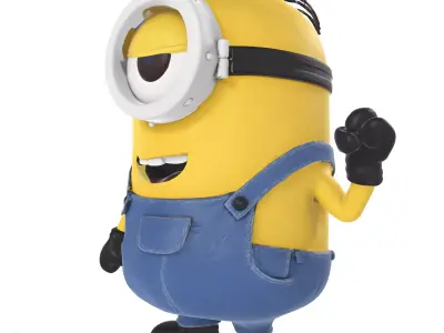 Minion detailed 3D model for 3D printing 3D print model