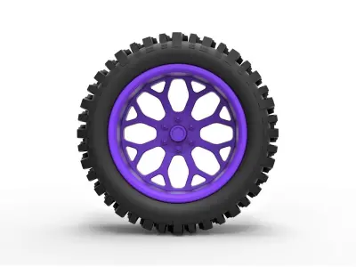 Offroad wheel for lifted trucks 3D print model