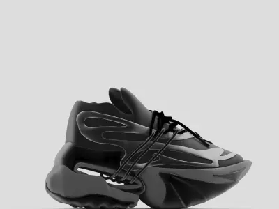 sport shoe Low-poly 3D model get