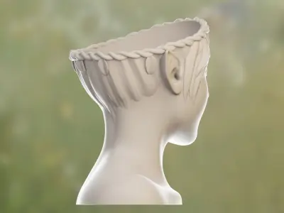 ELF PLANTER -SUCCULENT PLANT POT 3D print model