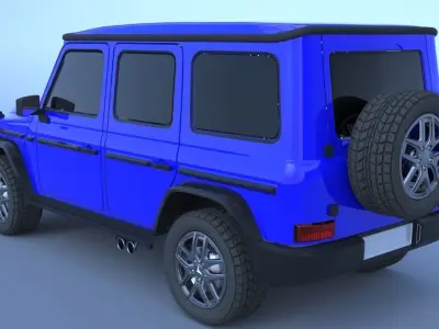 Mercedes Benz G-class 2018 3D model