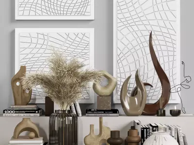 decorative set Vol012 3D model