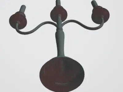 candlestick candle holder Free 3D model