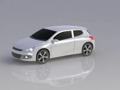 Volkswagen Scirocco Free 3D model