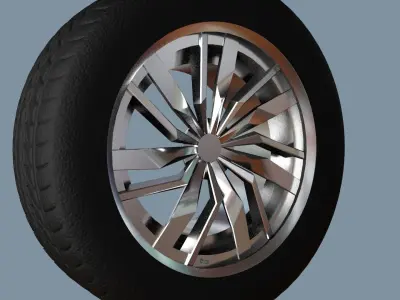 AS rims collection 4 - VW Osarno Low-poly 3D model