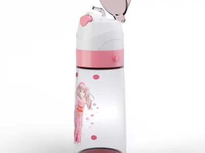 Kids Thermos Water Bottle 3D Model STL  FBX OBJ GLB BLEND 3D model