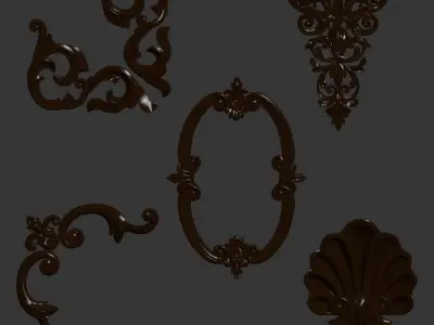 Trim Ornament 74 3D model