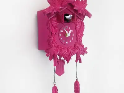 Pinkerton Wall Clock 3D model