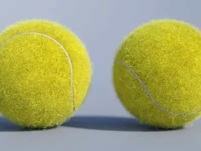 Tennis Ball Mech PBR 3D model