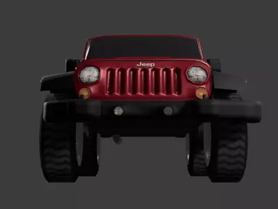 2007 Jeep Wrangler 3D model