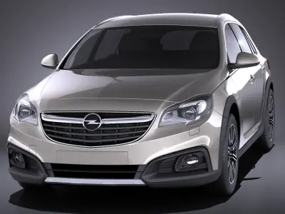 Opel Insignia Country Tourer 2015 VRAY 3D model