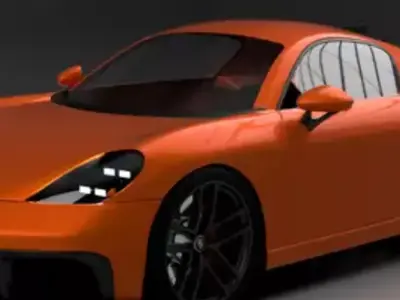 Porsche Cayman GT5 3D print model