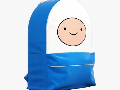 decorative set cartoon blue 3D model