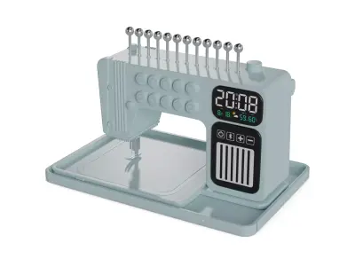 Embroidery machine 3D model