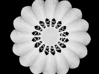 Shuttlecock Badminton 3d Model Low-poly 3D model