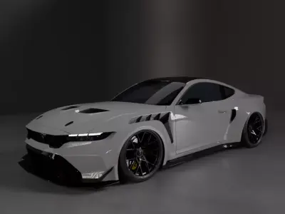 Mustang GTD 3D model