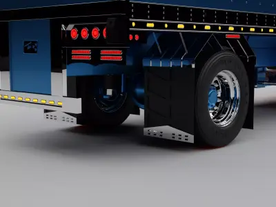 Ford LTL9000 Low-poly 3D model