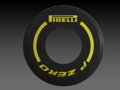 F1 PIRELLI P ZERO TIRE  3D model