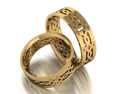 ring set 12 collection1 3D print model