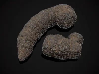 Dog Poop Low-poly 3D model