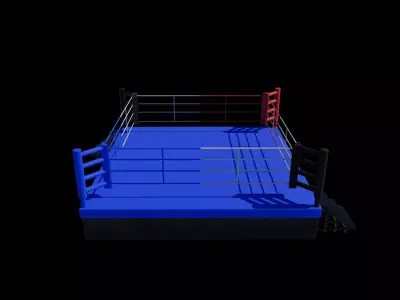 boxing ring  3D model