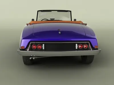 Citroen DS 19 Cabriolet 3D model