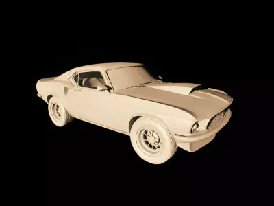 Muscle Car 3D model