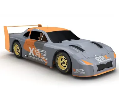 SRX 2022 Superstar Racing Experience Series Race Car Low-poly 3D model