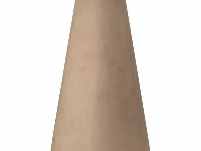 Modern Clay Vase 3D model