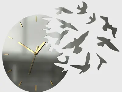wall clock 52 3D model
