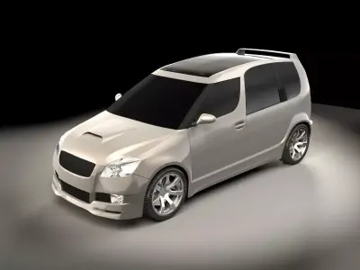 Skoda Roomster 3D model