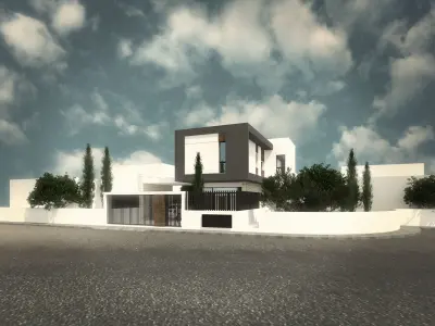 LAZ17 modern house in cyprus 3D model