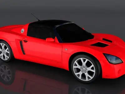 Vauxhall VX220 Low-poly 3D model
