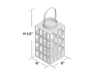 Glass Floor Lantern 3D model