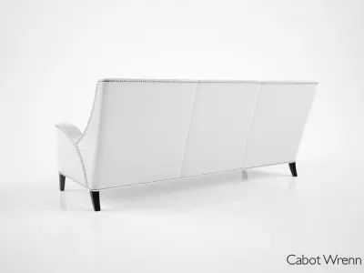 Cabot Wrenn Mood 3 seat sofa Low-poly 3D model