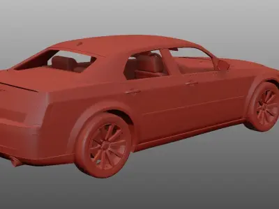 Chrysler 300C Sedan 2009  3D model